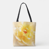 Witgele rozenzachte lichtkleuren tote bag (Achterkant)