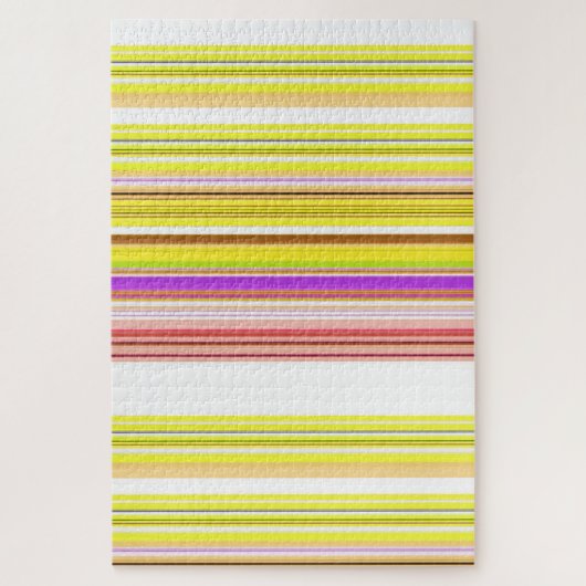 Witgele strepen legpuzzel (Verticaal)