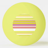 Witgele strepen pingpongbal (Voorkant)