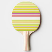 Witgele strepen tafeltennisbatje (Achterkant)