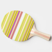 Witgele strepen tafeltennisbatje (Zijkant)