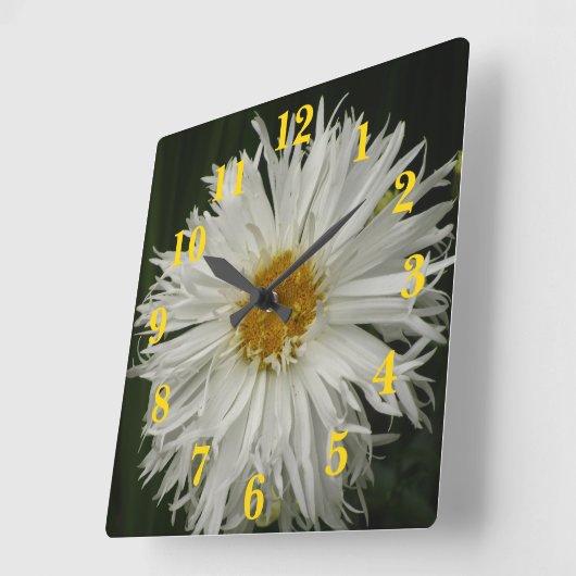 Witgele ventilator vierkante klok (Hoek)