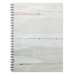 witgewassen Barn Wood White Woodgrain Notitieboek