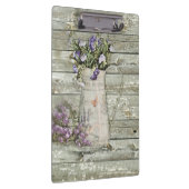 witgewassen schuur- en tuinboerenlavendel klembord (Rechts)