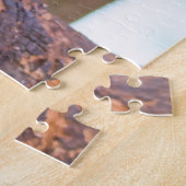 Witgezichtsaki-aap. Legpuzzel (Zijkant)
