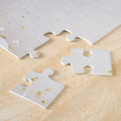 Witgoud Bloemen puzzel Legpuzzel (Zijkant)