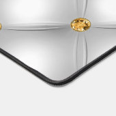 Witgoud diamant getuft bureaumat (Hoek)