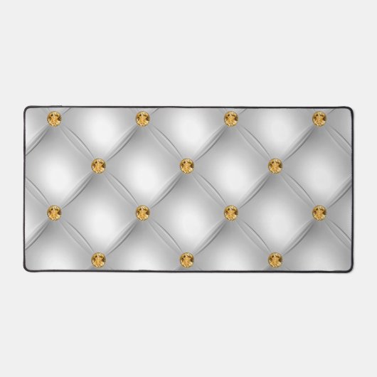 Witgoud diamant getuft bureaumat (Voorkant)