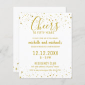 Witgoud proost op 50 jaar gouden Jubileum (Voorkant / Achterkant)