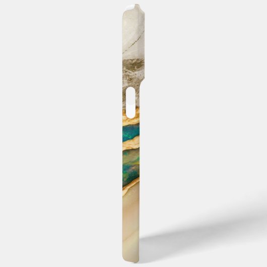 Witgouden agaat marmer Case-Mate iPhone case (Achterkant / Rechts)