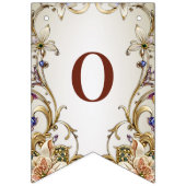 Witgouden bloemen Bunting vlag Vlaggetjes (Tweede vlag)