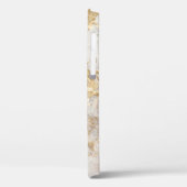 Witgouden borstel geschilderde textuur. Case-Mate iPhone case (Achterkant / Links)