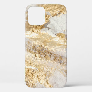 Witgouden borstel geschilderde textuur. Case-Mate iPhone case