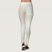 Witgouden geometrisch leggings (Achterkant)