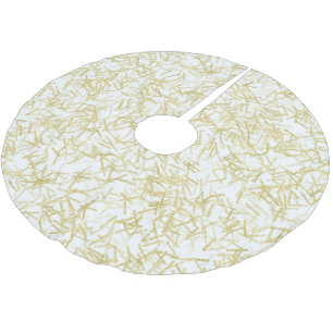 Witgouden glamour glinsterende kerst kerstboom rok