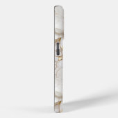 Witgouden lotusbloemen Case-Mate iPhone case (Achterkant / Rechts)