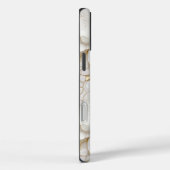 Witgouden lotusbloemen Case-Mate iPhone case (Achterkant / Rechts)