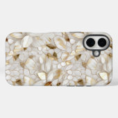 Witgouden lotusbloemen Case-Mate iPhone case (Achterkant (horizontaal))