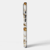 Witgouden lotusbloemen Case-Mate iPhone case (Achterkant / Links)