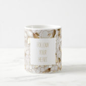 Witgouden lotusbloemen mok (Center)