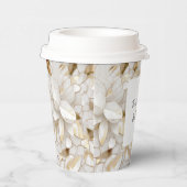 Witgouden lotusbloemen papieren bekers (Rechts)