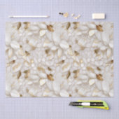 Witgouden lotusbloemen tissuepapier (Craft)