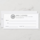 Witgouden Salon Store Zakelijk Cadeaubon (Achterkant)