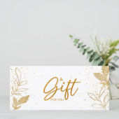 Witgouden Salon Store Zakelijk Cadeaubon (Staand voorkant)