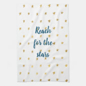 Witgouden sterren theedoek (Verticaal)