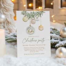 Witgouden vintage kerstfeest decoratie