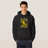 with a Canary Bird Canaries  Bird Hoodie (Voorkant volledig)