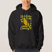 with a Canary Bird Canaries  Bird Hoodie (Voorkant)