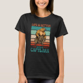 With A Capybara  Capybara T-shirt (Voorkant)