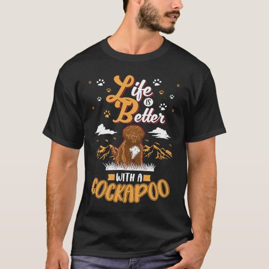 with a Cockapoo T-shirt (Voorkant)