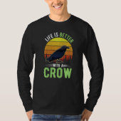 with a Crow Raven T-shirt (Voorkant)