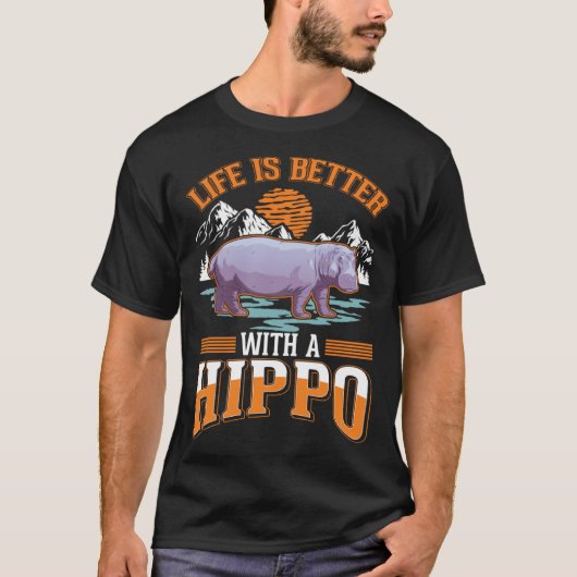 with a Hippo T-shirt (Voorkant)