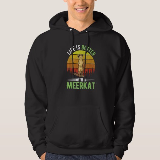 with a Meerkat Hoodie (Voorkant)