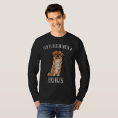 With A Pekingese Dog T-shirt (Voorkant volledig)