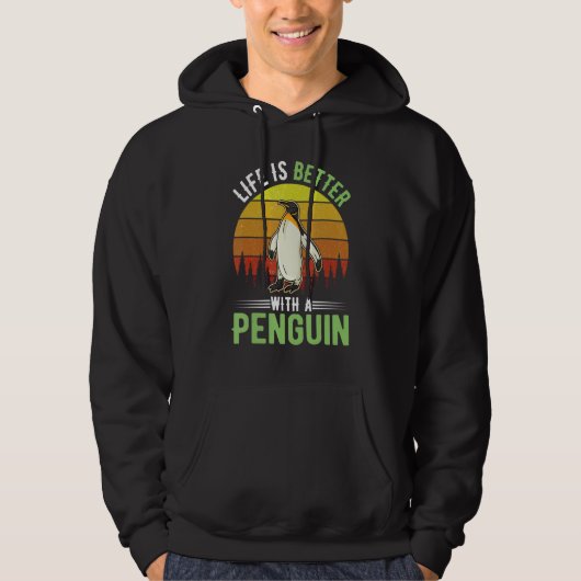 with a Penguin Hoodie (Voorkant)