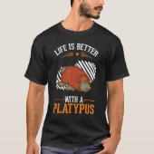 with a Platypus T-shirt (Voorkant)