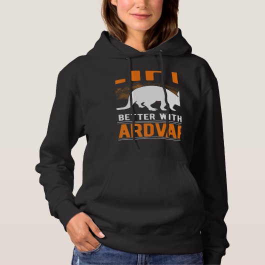 with an Aardvark Hoodie (Voorkant)