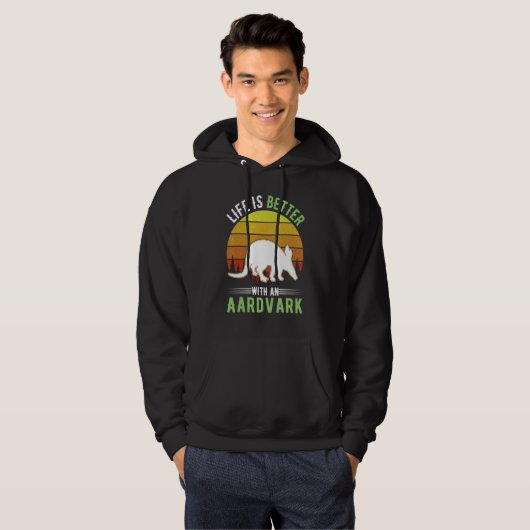 with an Aardvark Hoodie (Voorkant volledig)