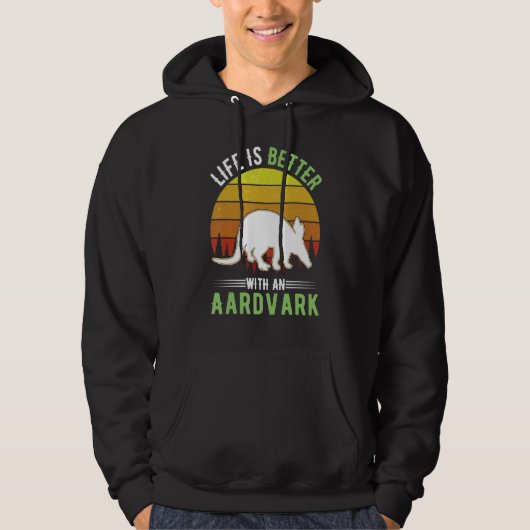 with an Aardvark Hoodie (Voorkant)