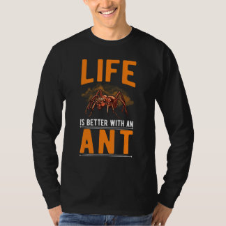 with an Ant T-shirt