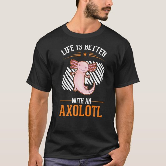 with an Axolotl 1 T-shirt (Voorkant)