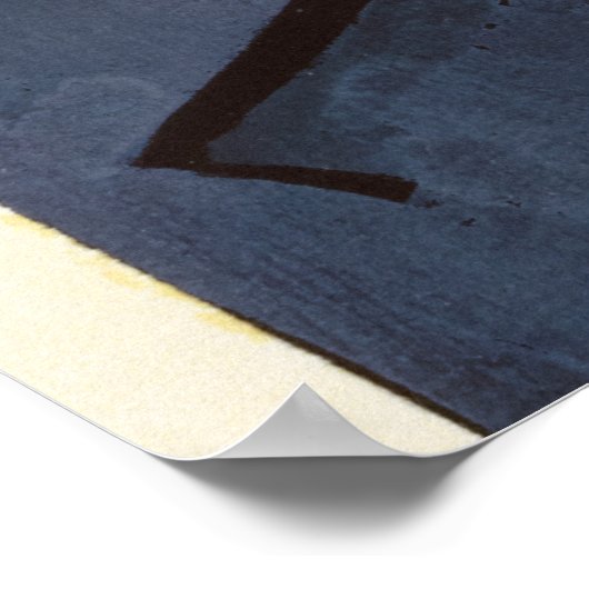 With an Umbrella by Paul Klee Poster (Hoek)