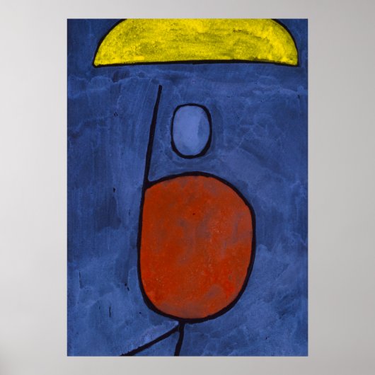 With an Umbrella by Paul Klee Poster (Voorkant)