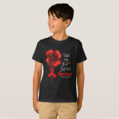 With Any Luck I'll Beat Blood Cancer Awareness  T-shirt (Voorkant volledig)