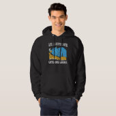 With Cats And Books  Cats Books Hoodie (Voorkant volledig)