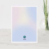 With Deepest Condolences Rainbow Bridge Sympathy Folie Wenskaart (Achterkant)